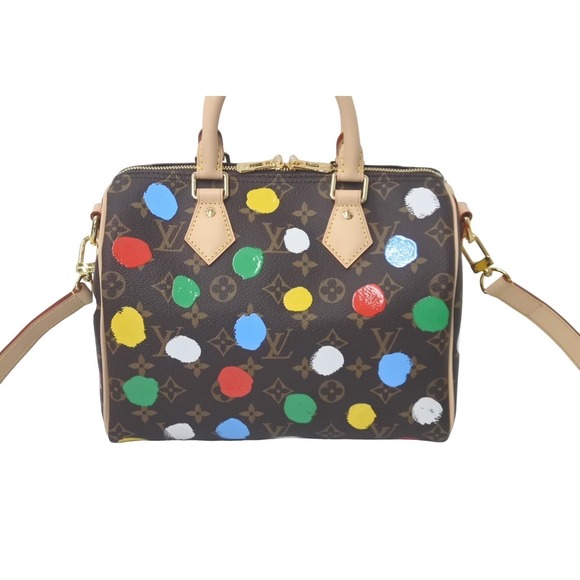 Louis Vuitton Handbags - Louis Vuitton Kusama Speedy Yayoi Monogram Infinity Dots Bandouliere